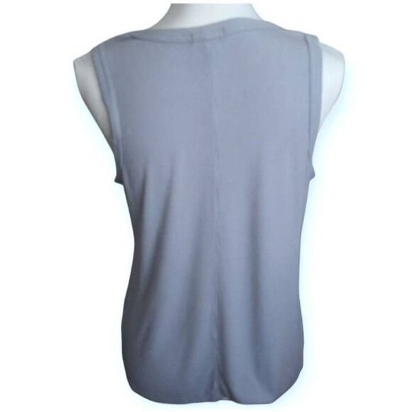 Halogen Light Gray/Lavender Sleeveless Tank Top Sz.L EUC - Picture 4 of 6